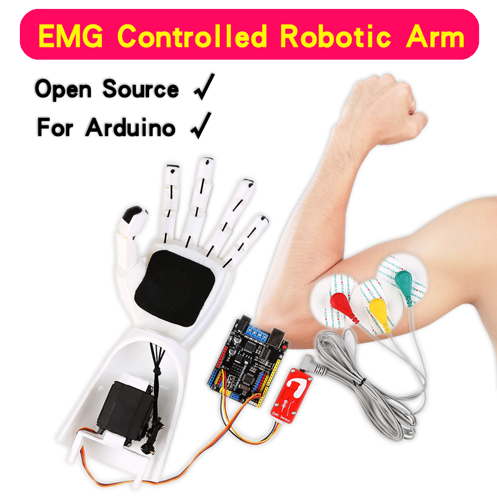 Arduino Robot - Sensor EMG Brazo robótico Sensor de