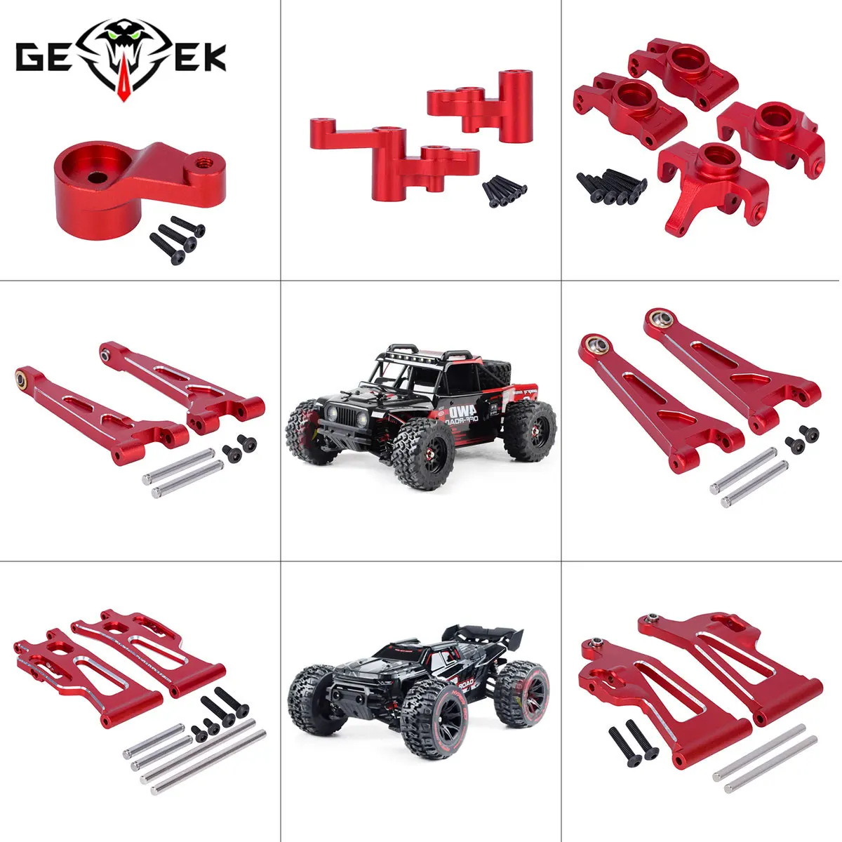 Robot Car Kit - Kit de brazos oscilantes delanteros y