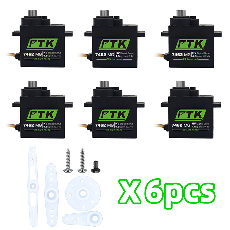 Sg90 Servo - PTK 7462W MG engranaje de Metal