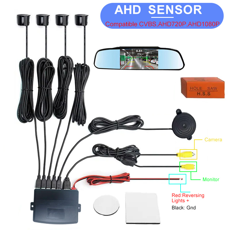 Infrared Obstacle Sensor - Sensor de Estacionamiento con Video CVBS