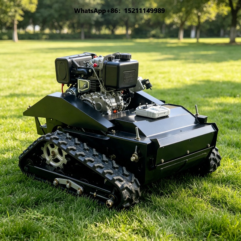 Robot Track - Cortacésped Robótico de Orugas con Motor