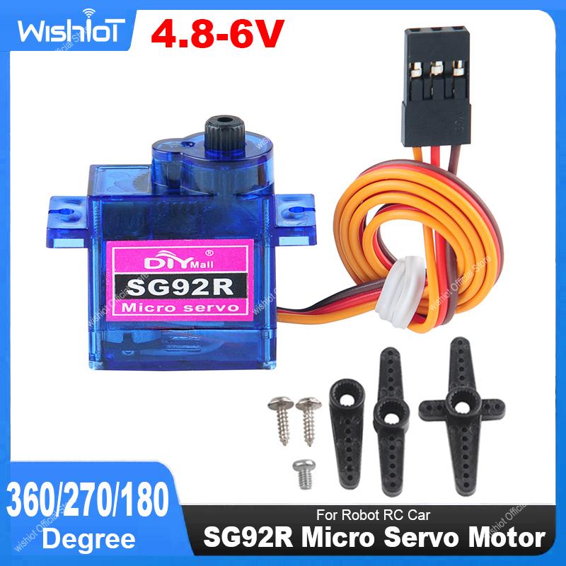 Servo Pan Tilt - Micro servomotor SG92R 4,8-6V 360/270/180 grados