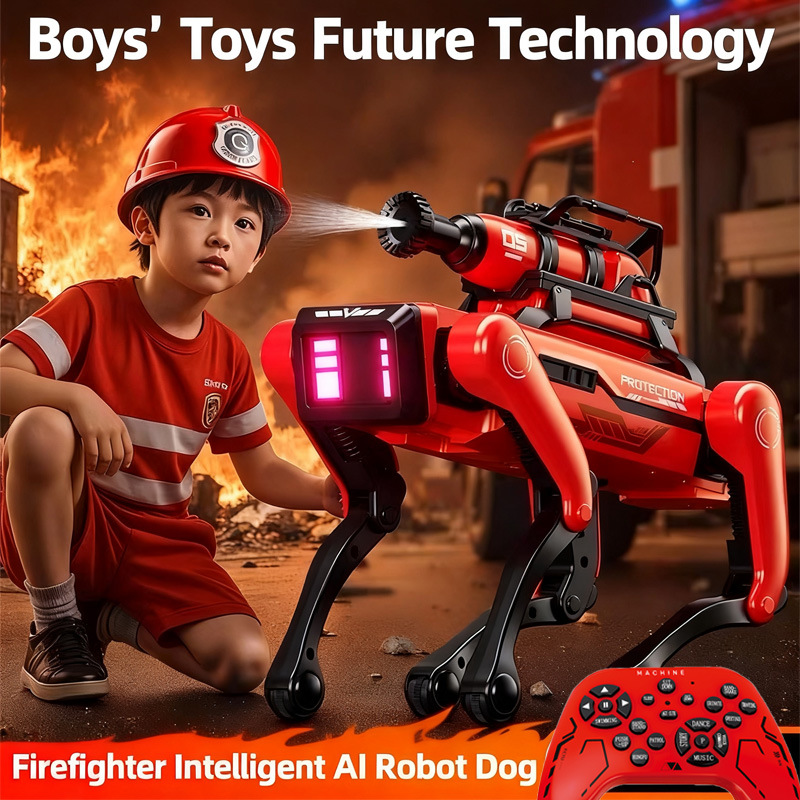 Robot Remote Control - Perro Robot AI, Robot inteligente contra