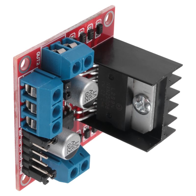Motor Driver L298N - Módulo AED7-L298N, módulo de placa controladora
