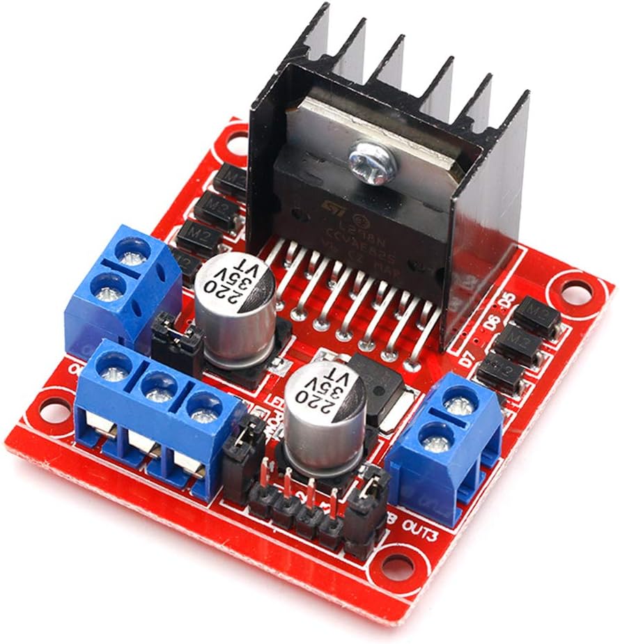 Placa controladora de accionam - Motor Driver L298N reseña y precio