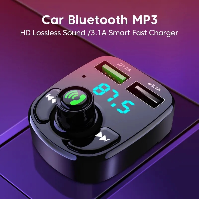 LED MP3 coche Bluetooth FM rec - Robot Bluetooth Car reseña y precio