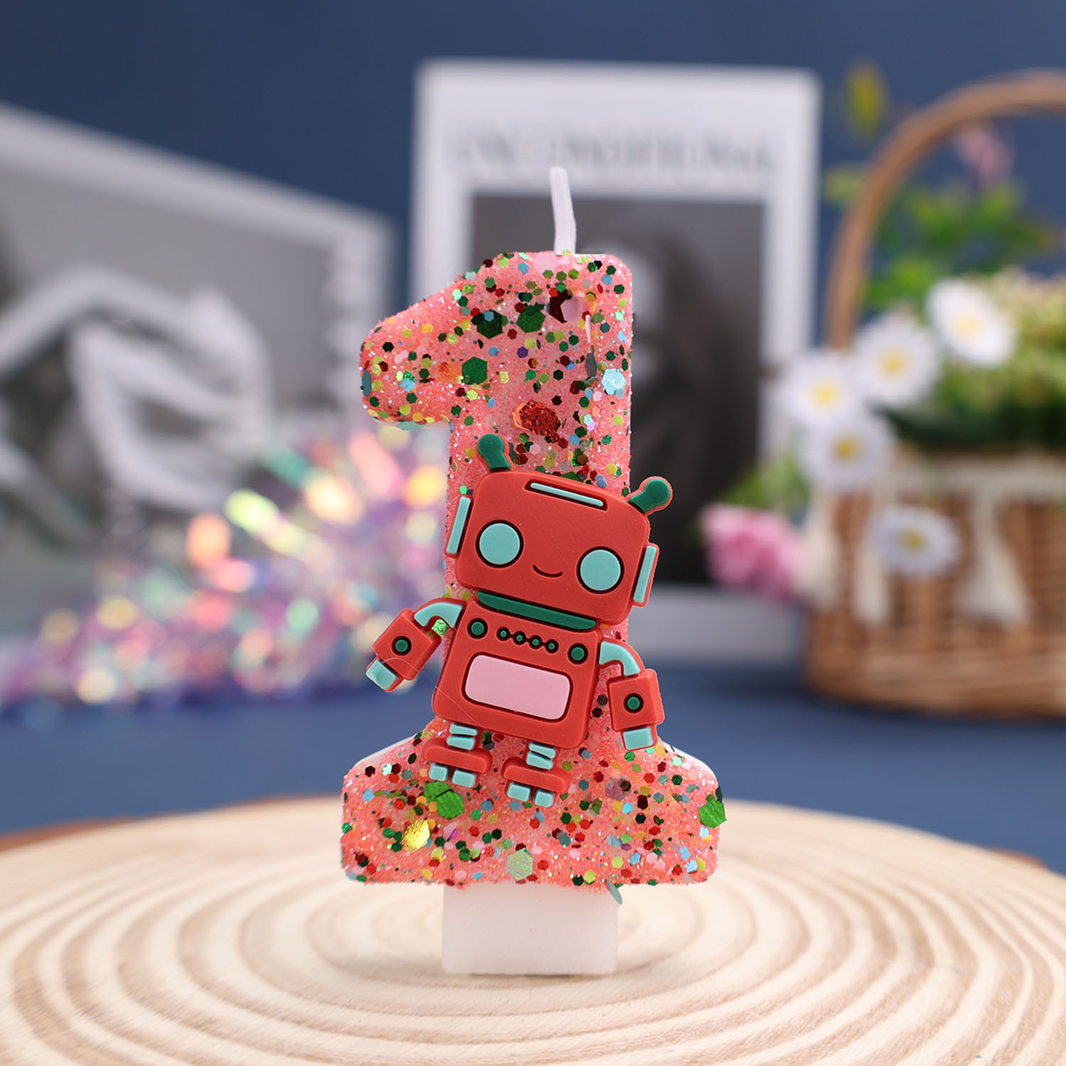 Vela digital con forma de robo - Ros Robot reseña y precio