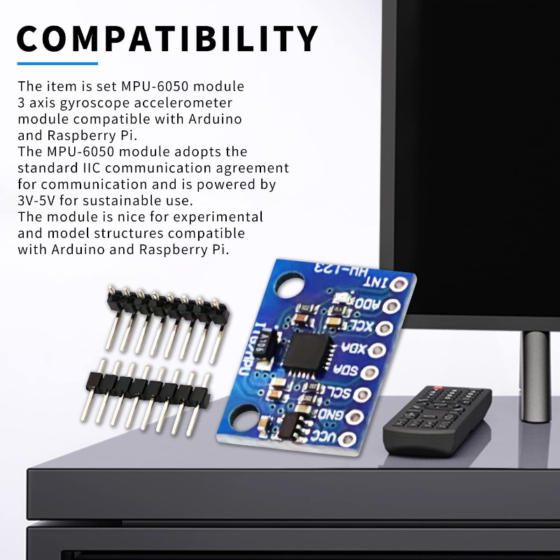 Módulo de giroscopio y aceleró - Accelerometer Mpu6050 reseña y precio
