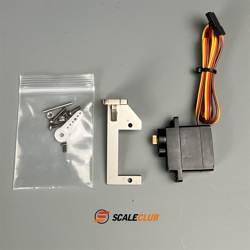 SCALECLUB 1/14 Tamiya caja de  - Servo Bracket reseña y precio