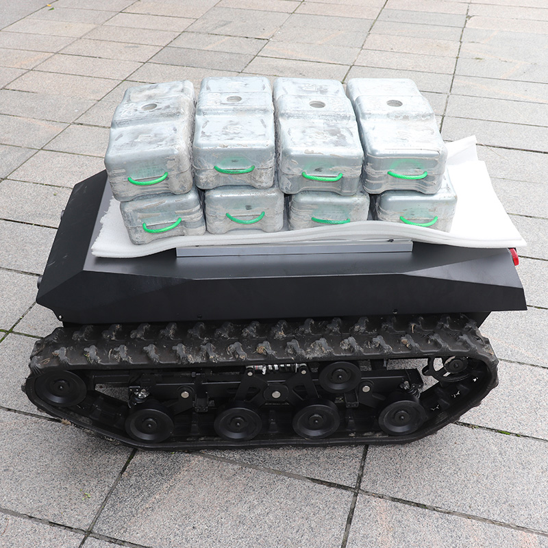 Plataforma Oruga con Capacidad - Tracked Robot Chassis reseña y precio