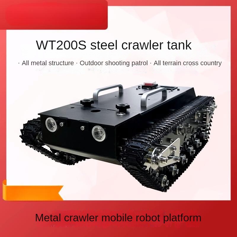 Chasis de tanque RC de carga d - Tracked Robot Chassis reseña y precio