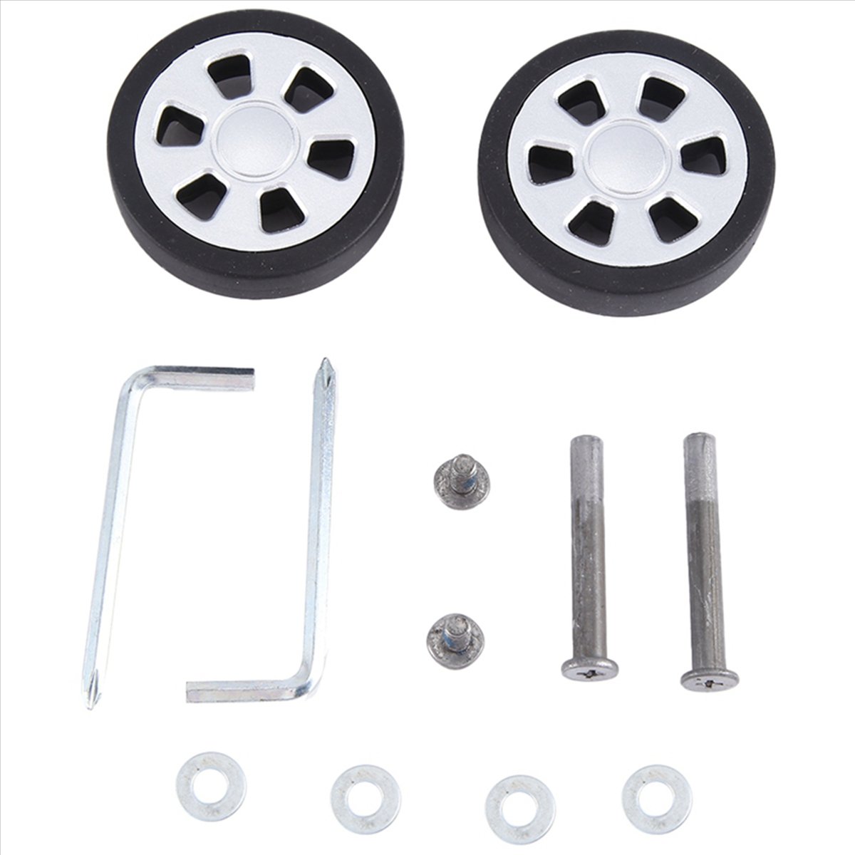 ABQR 55x13mm Juego de 2 ruedas - Caster Wheel reseña y precio