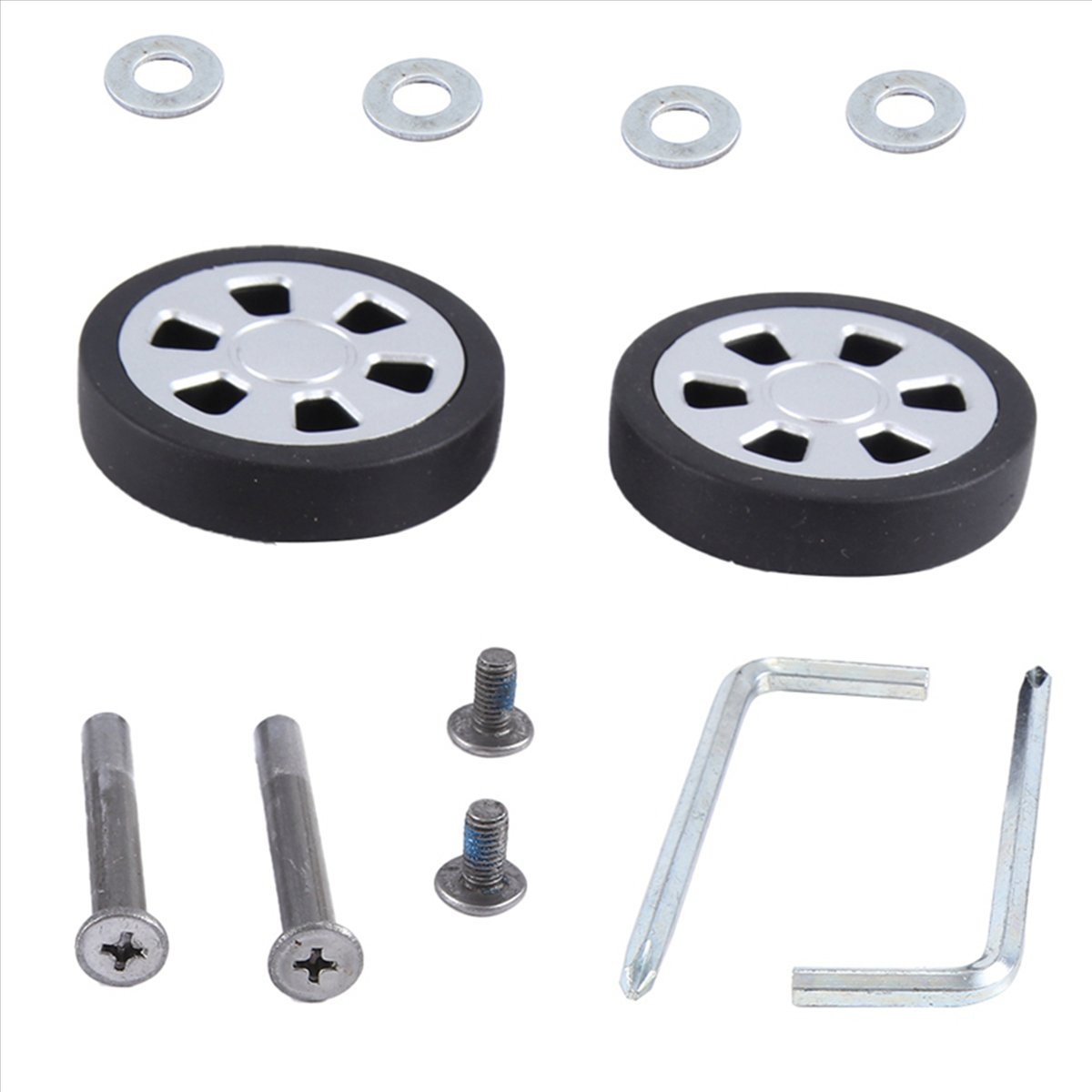 ABQR 55x13mm Juego de 2 ruedas - Caster Wheel reseña y precio