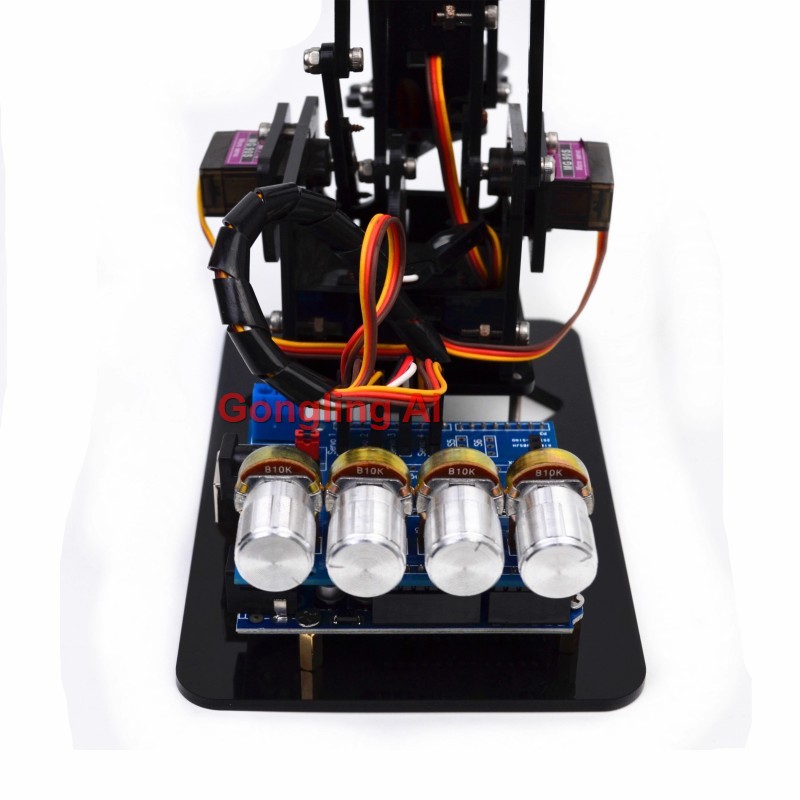 Brazo Robótico STEM de 4 Grado - Sg90 Servo reseña y precio