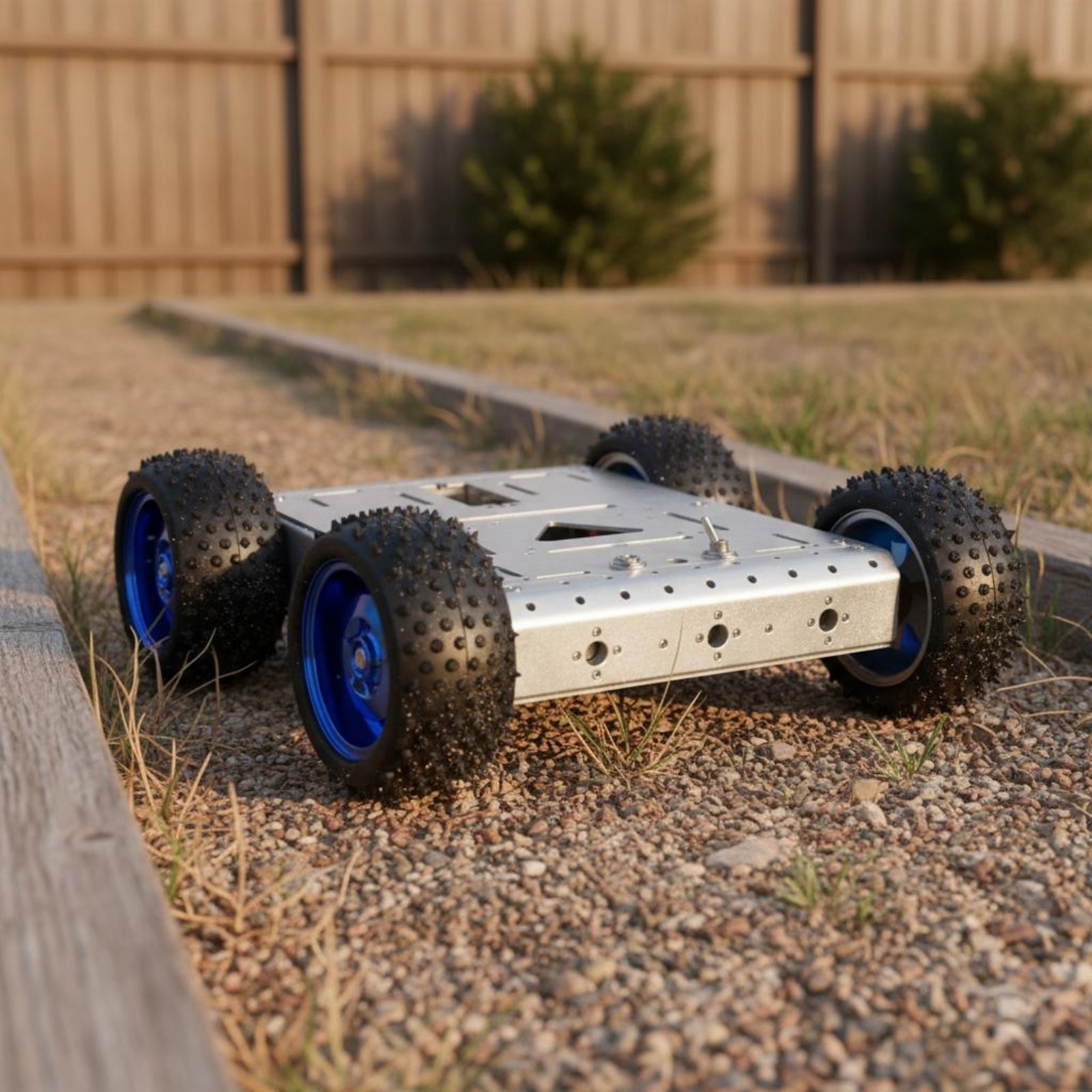 Chasis de Coche Inteligente 4W - Robot Car Kit reseña y precio
