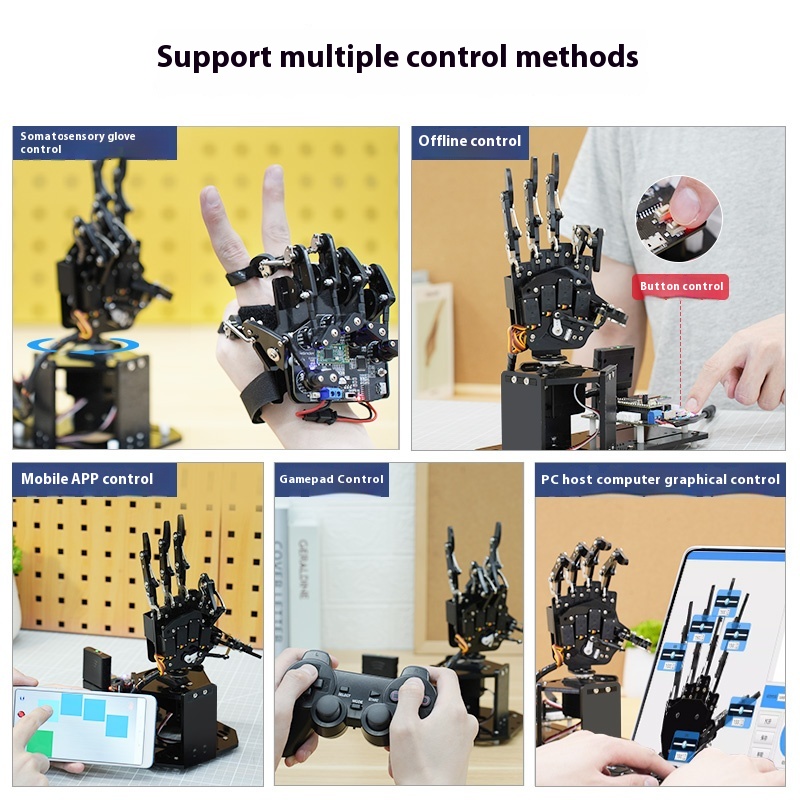 Palma de mano robótica biónica - Arduino Robot reseña y precio