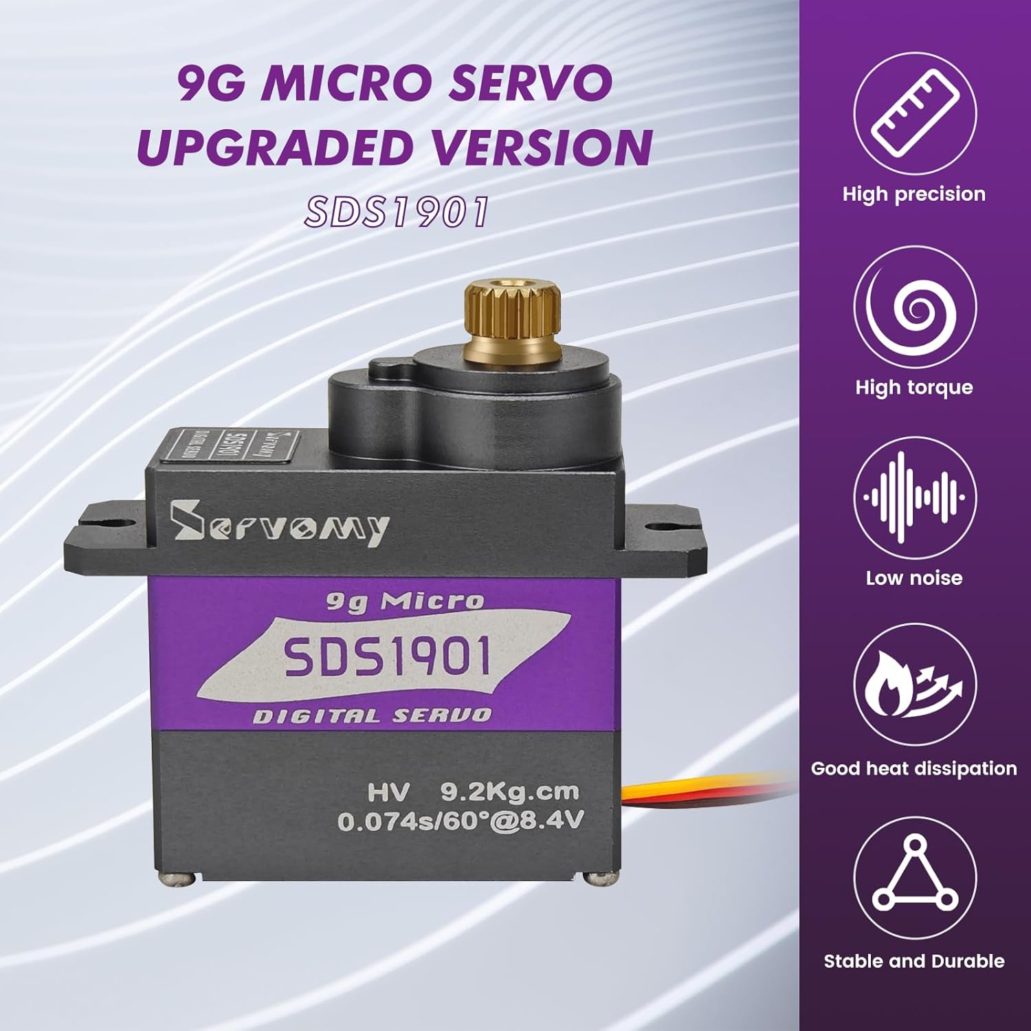 SERVOMY-SDS1901 Digital 9G Mic - Arduino Robot reseña y precio