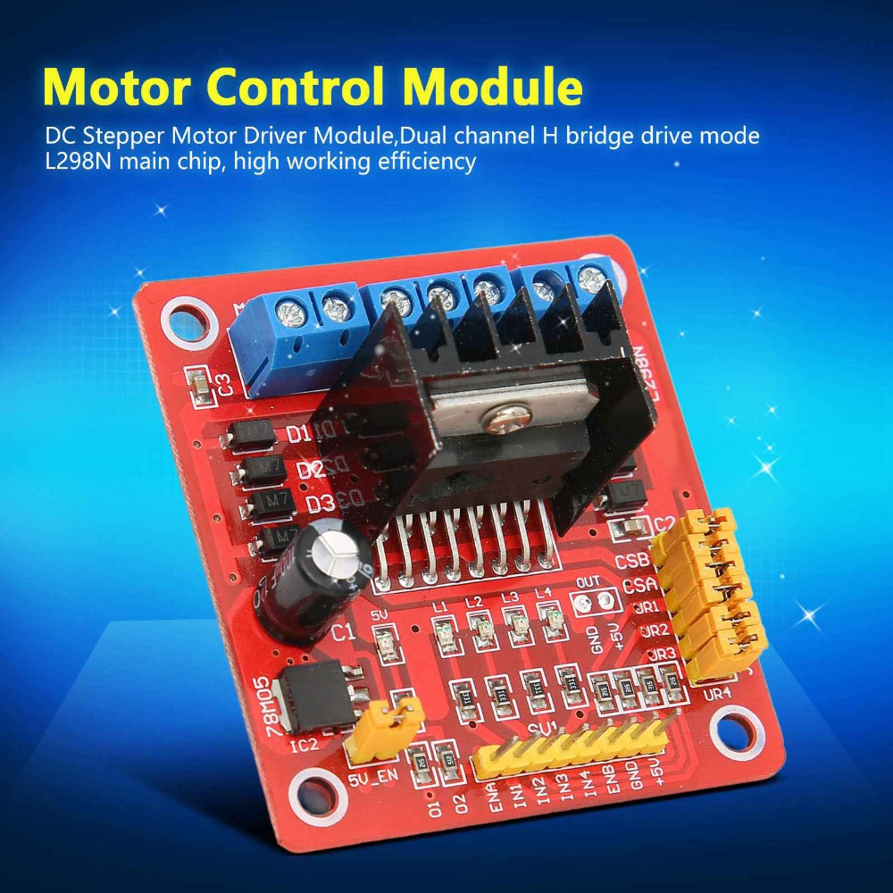Módulo Controlador de Motor Pa - Motor Driver L298N reseña y precio