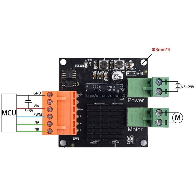 Módulo controlador de motor de - Dc Motor 12V reseña y precio