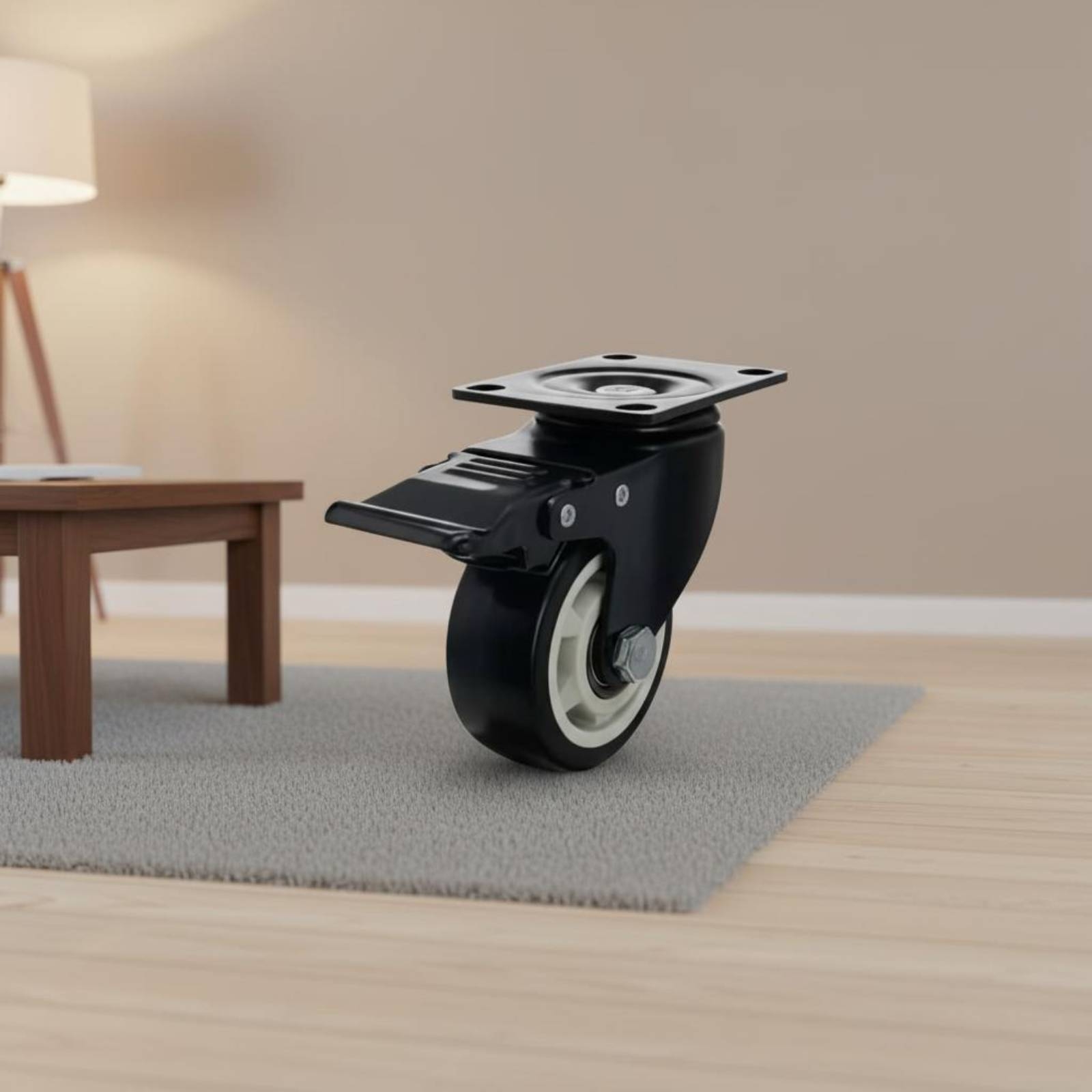 Rueda giratoria de nailon con  - Caster Wheel reseña y precio