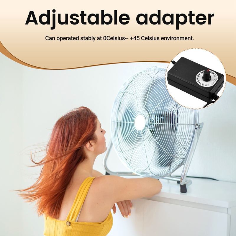 Adaptador de CA a CC, fuente d - Dc Motor 12V reseña y precio